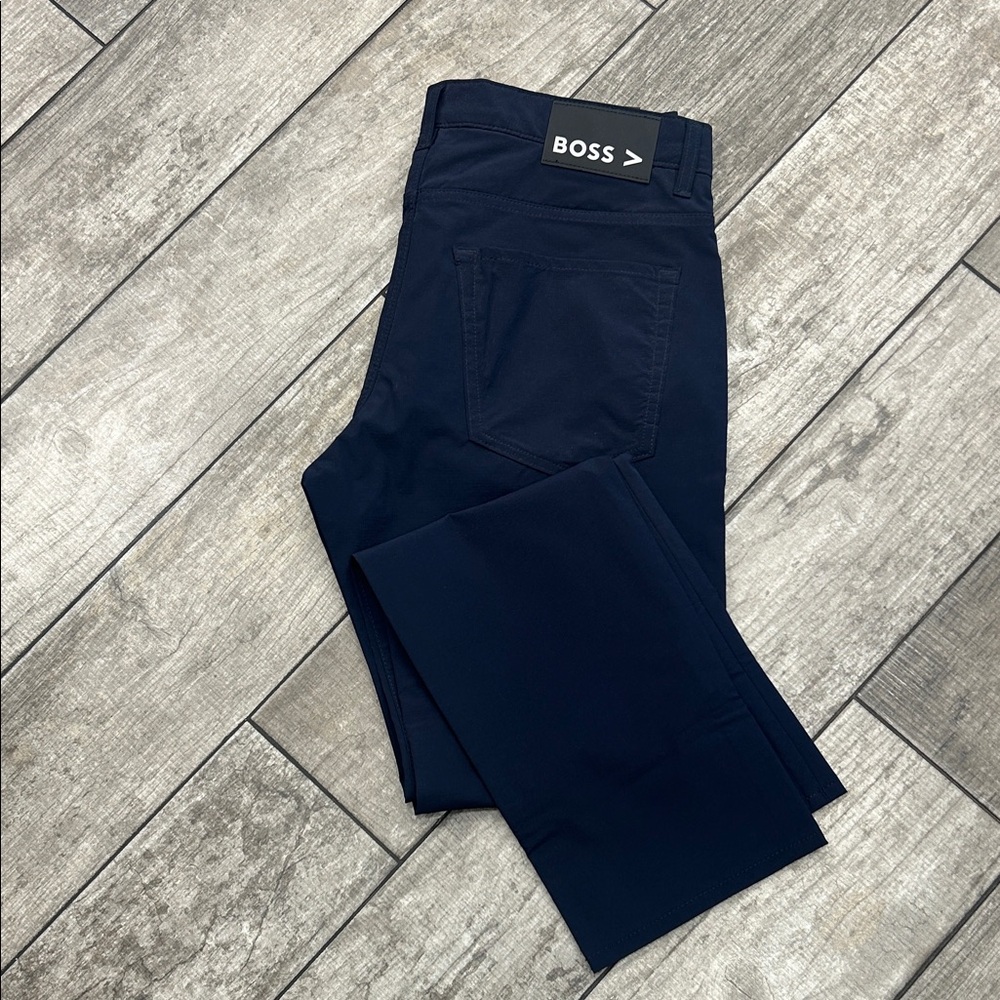 100% Authentic Boss Dark Blue Trousers NWT